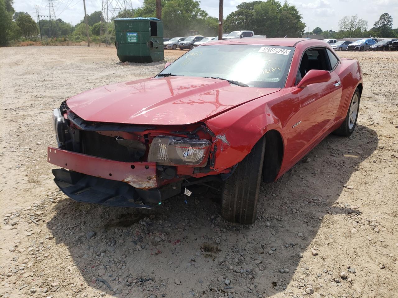 Photo 2 from auction – 2012 CHEVROLET CAMARO LT with VIN 2G1FB1E32C9176273