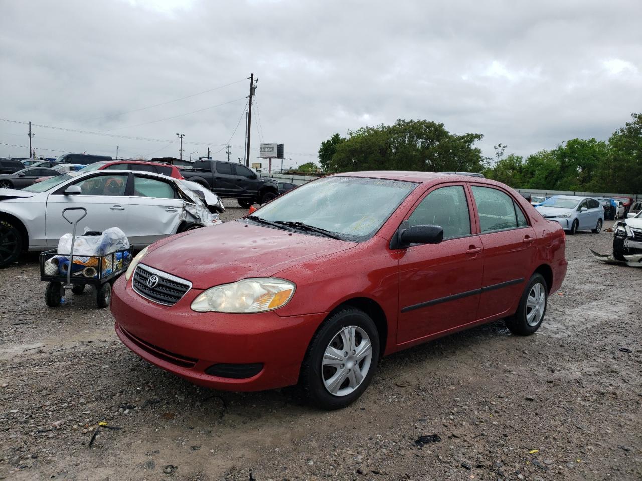 Photo 2 from auction – 2007 TOYOTA COROLLA CE with VIN JTDBR32E170110588