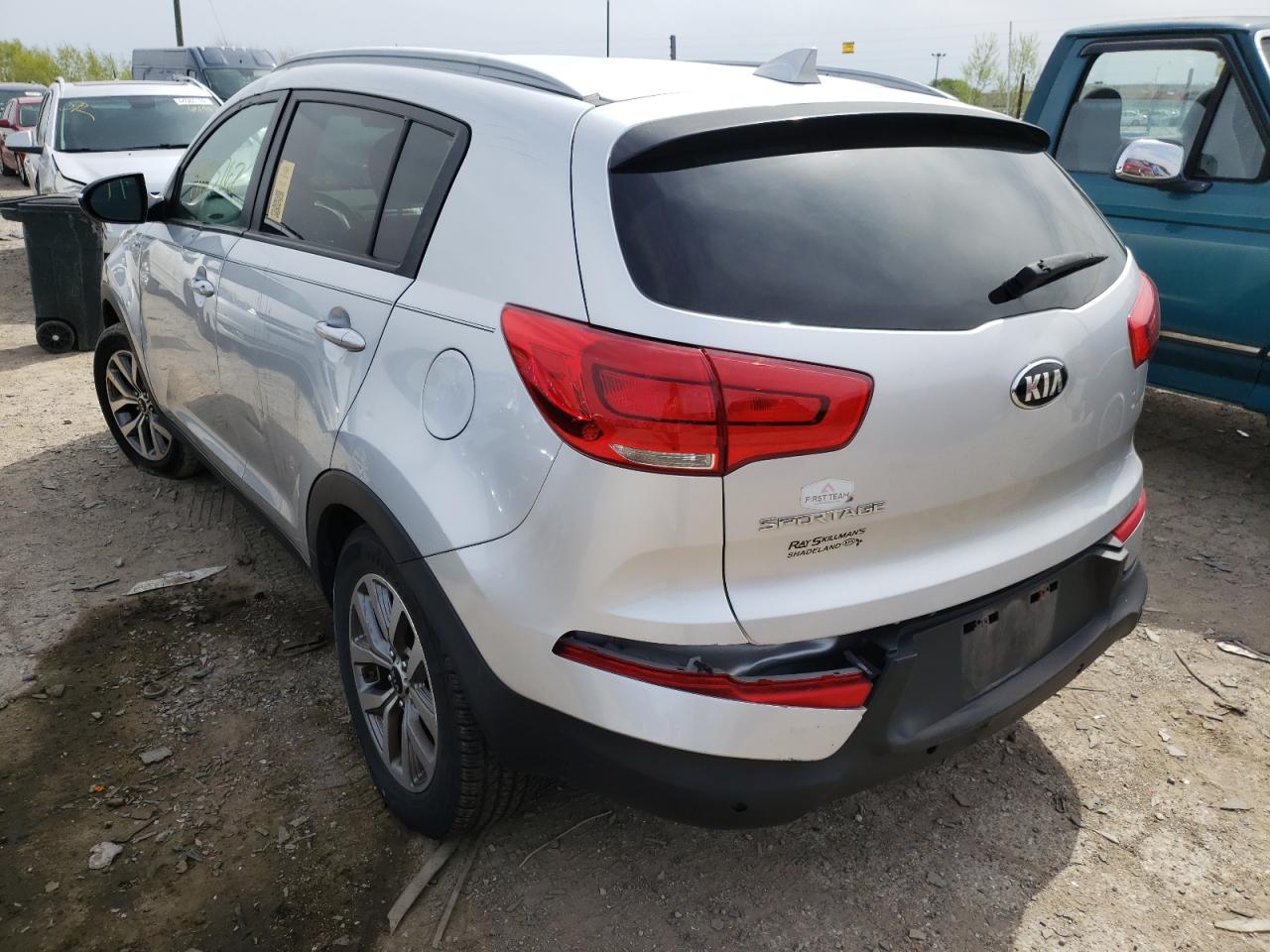 Photo 3 from auction – 2014 KIA SPORTAGE L with VIN KNDPBCAC7E7583250
