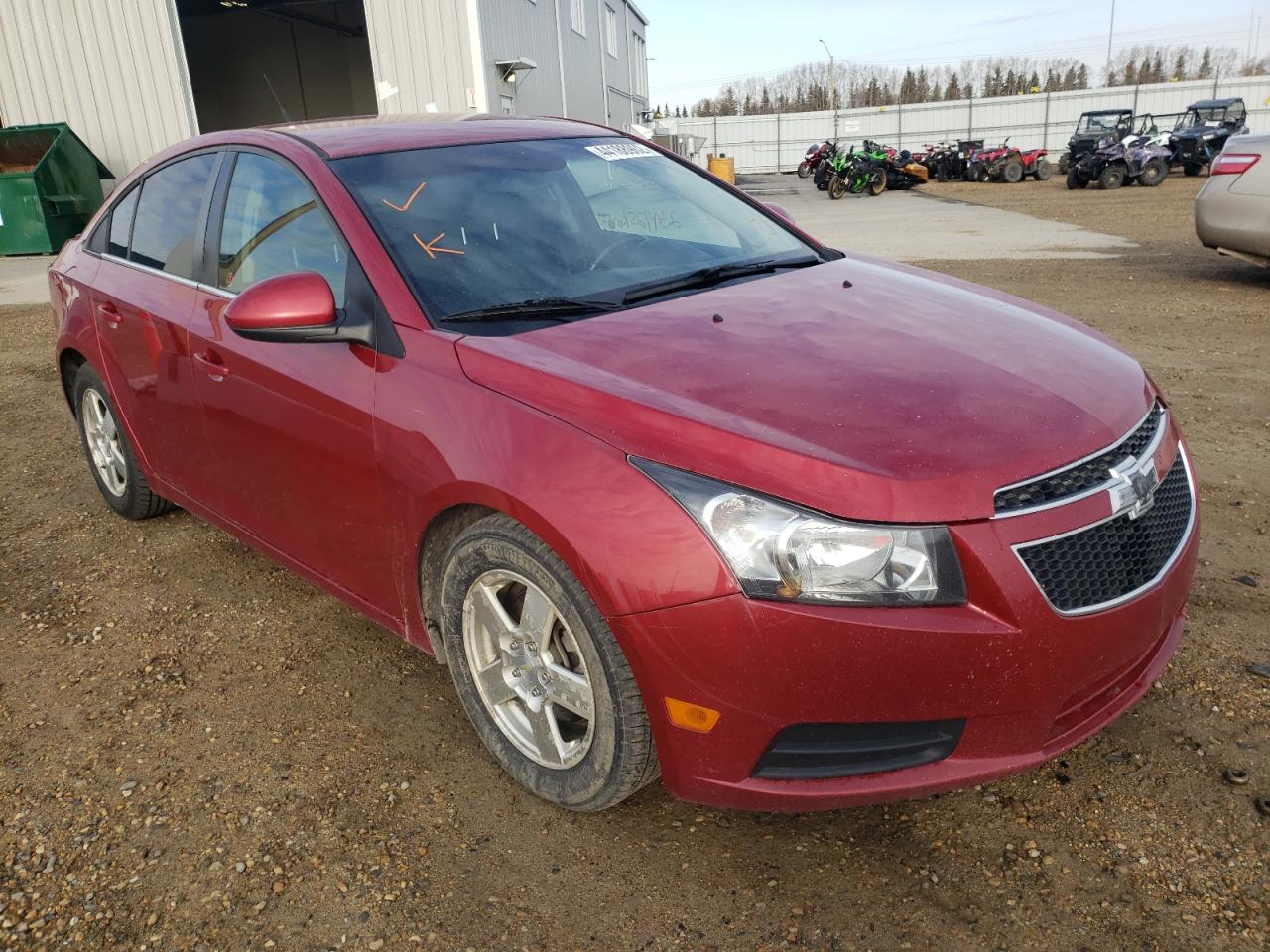 CHEVROLET CRUZE 2014 with VIN 1G1P75SZ2E7242539 - Photo from auction