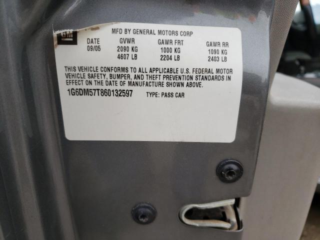 Photo 10 from auction – 2006 CADILLAC CTS with VIN 1G6DM57T860132597