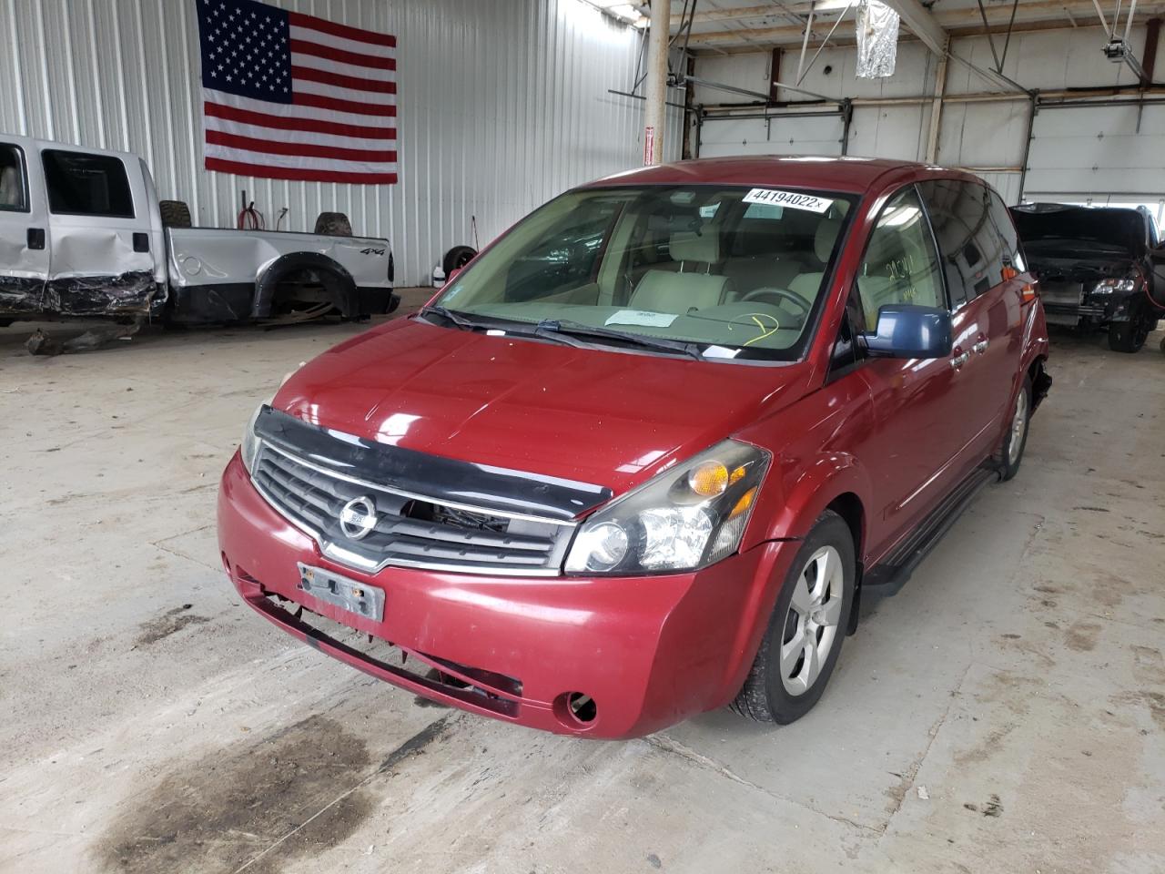 Photo 2 from auction – 2007 NISSAN QUEST S with VIN 5N1BV28U87N130338
