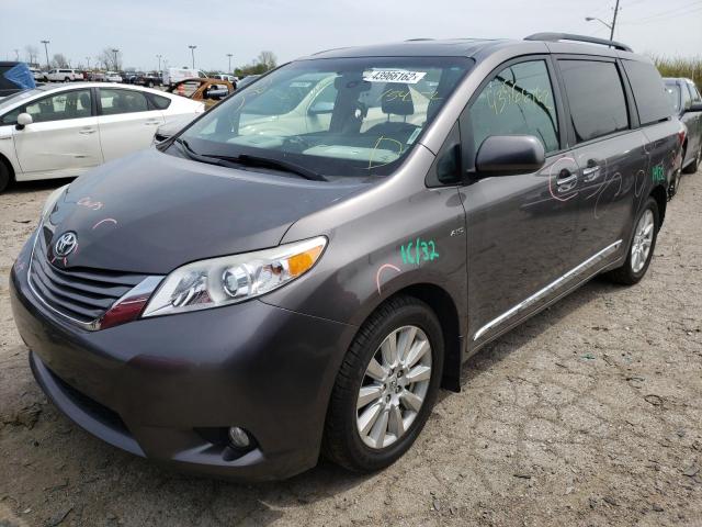 Photo 2 from auction – 2017 TOYOTA SIENNA XLE with VIN 5TDDZ3DC8HS154252