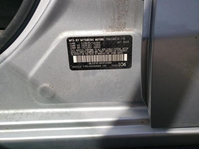 Photo 10 from auction – 2019 MITSUBISHI MIRAGE G4 with VIN ML32F3FJ6KHF03986