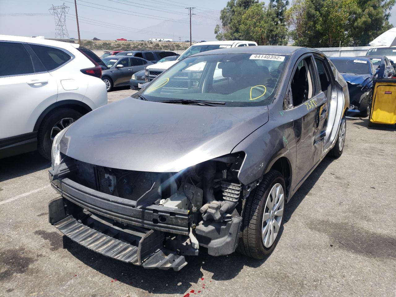 Photo 2 from auction – 2015 NISSAN SENTRA S with VIN 3N1AB7AP3FY267668