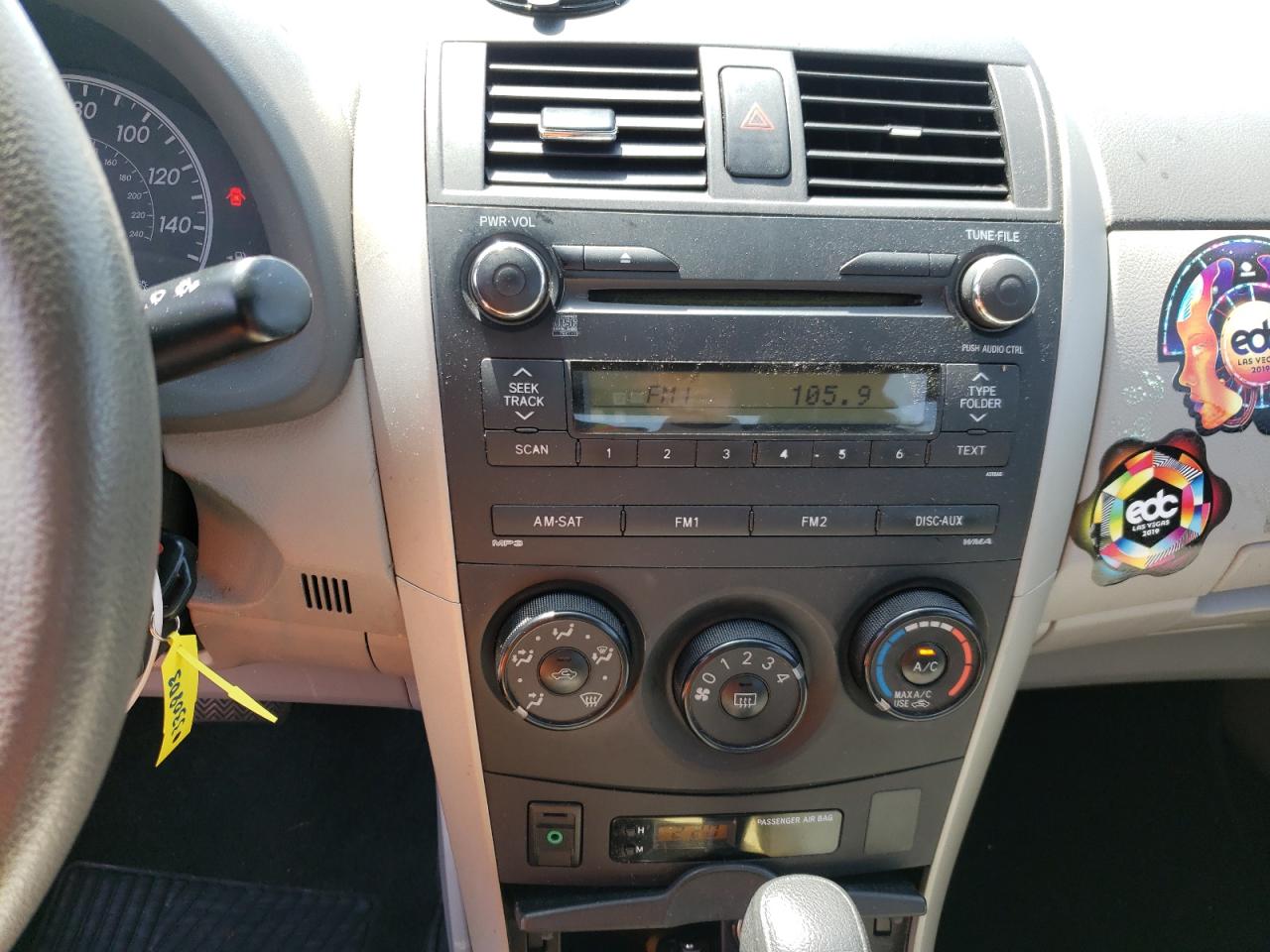 Photo 9 from auction – 2010 TOYOTA COROLLA BA with VIN 1NXBU4EE0AZ330803