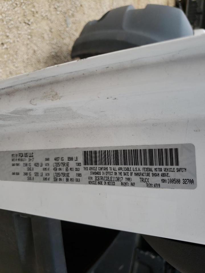 Photo 10 from auction – 2018 RAM PROMASTER with VIN 3C6TRVCG9JE113017