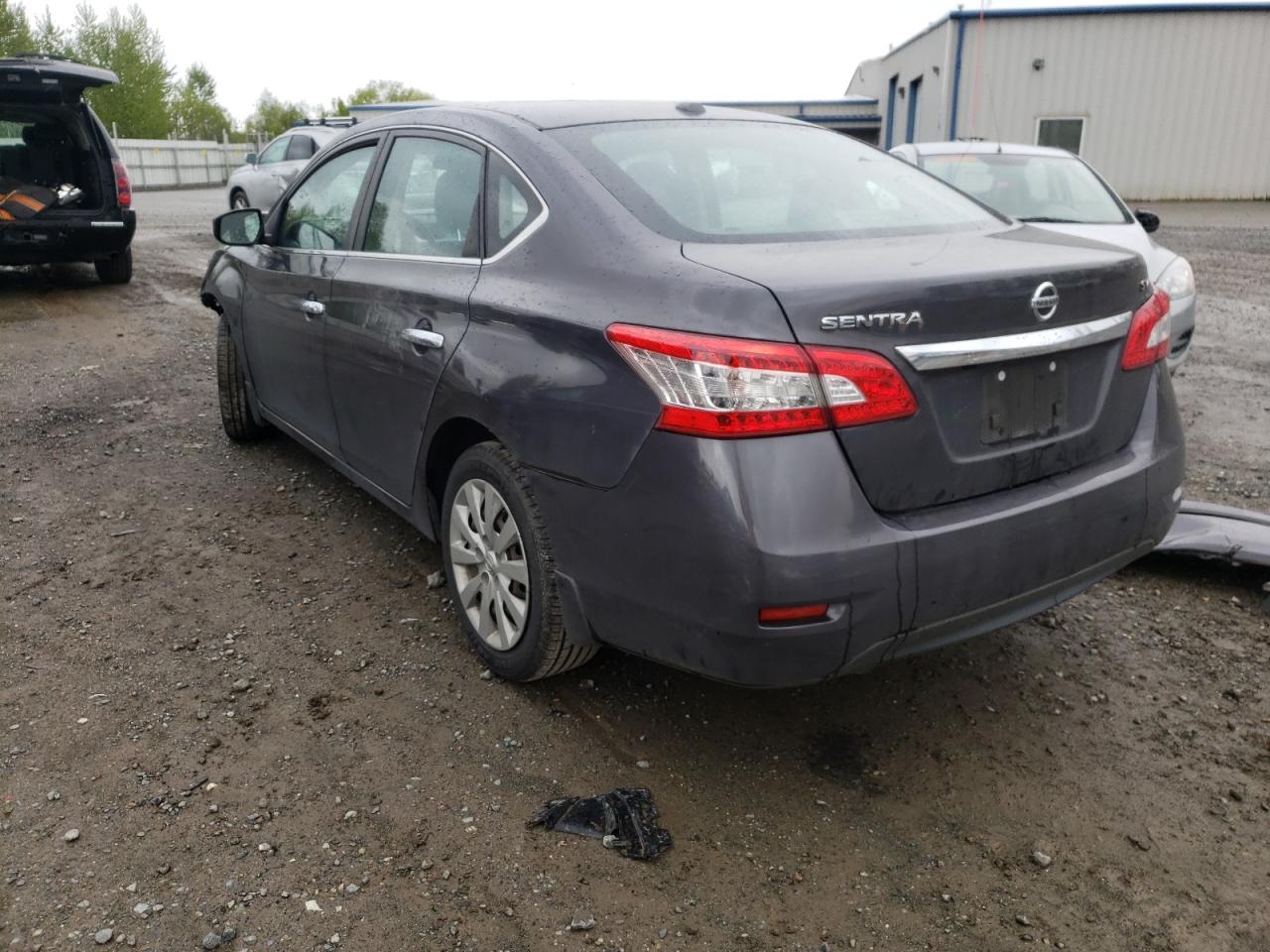 Photo 3 from auction – 2015 NISSAN SENTRA S with VIN 3N1AB7AP9FL630987