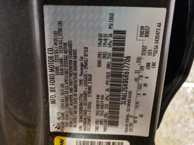 Photo 10 from auction – 2016 LINCOLN MKZ with VIN 3LN6L2GK8GR617706