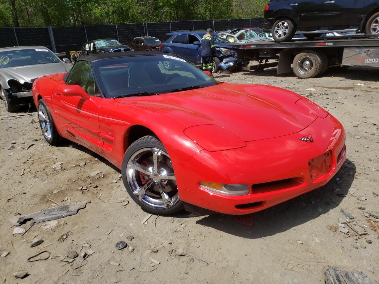 CHEVROLET CORVETTE 1998 with VIN 1G1YY32G7W5117943 - Photo from auction