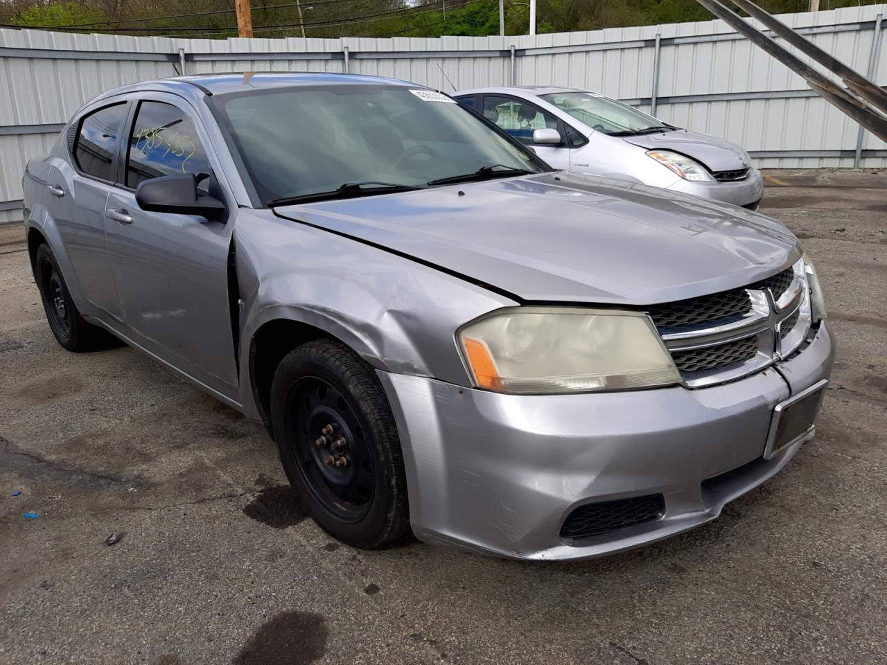 DODGE AVENGER SE 2014 with VIN 1C3CDZAB1EN155290 - Photo from auction