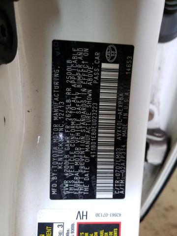 Photo 10 from auction – 2014 TOYOTA AVALON HYB with VIN 4T1BD1EB0EU023223