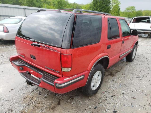 Photo 4 from auction – 1998 CHEVROLET BLAZER with VIN 1GNDT13W9W2135903