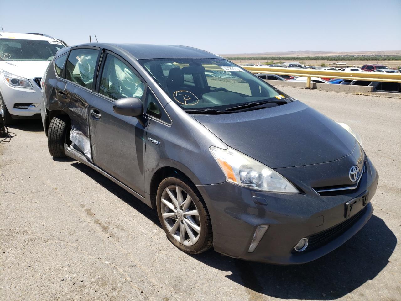 TOYOTA PRIUS V 2012 with VIN JTDZN3EU1C3126506 - Photo from auction