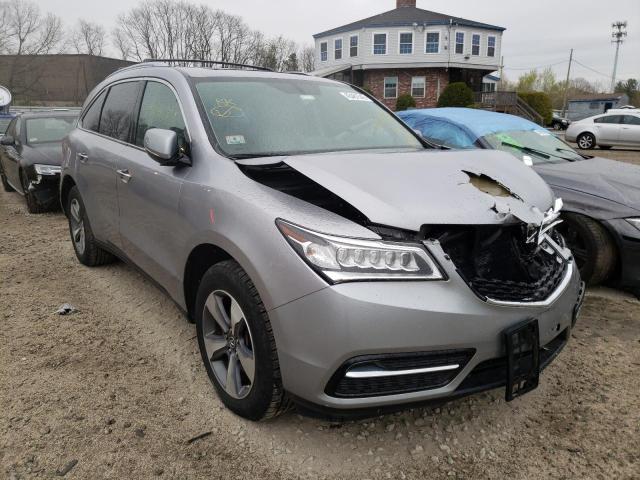 ACURA MDX 2016 with VIN 5FRYD4H24GB054156 - Photo from auction