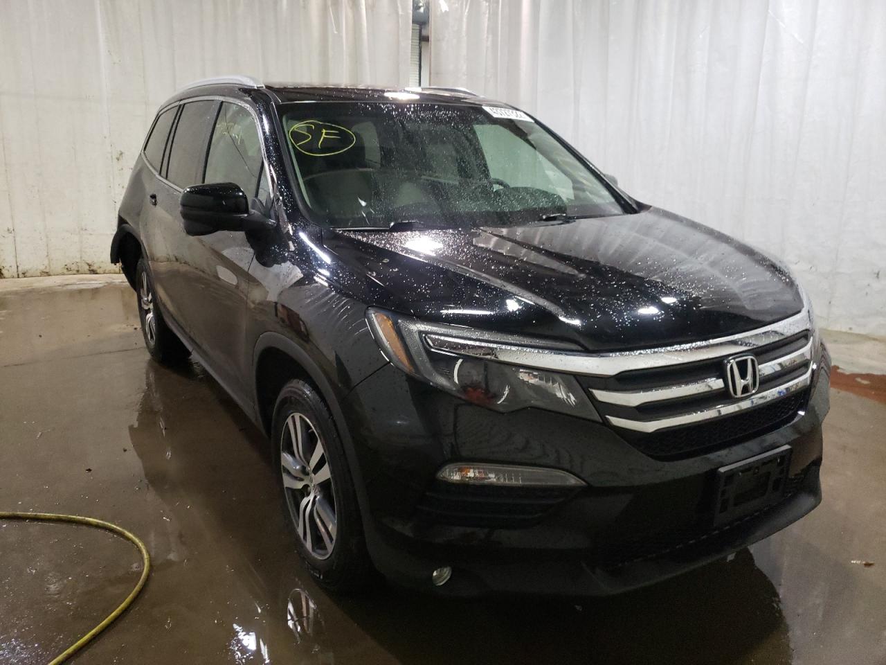 HONDA PILOT EX 2017 with VIN 5FNYF6H38HB022375 - Photo from auction