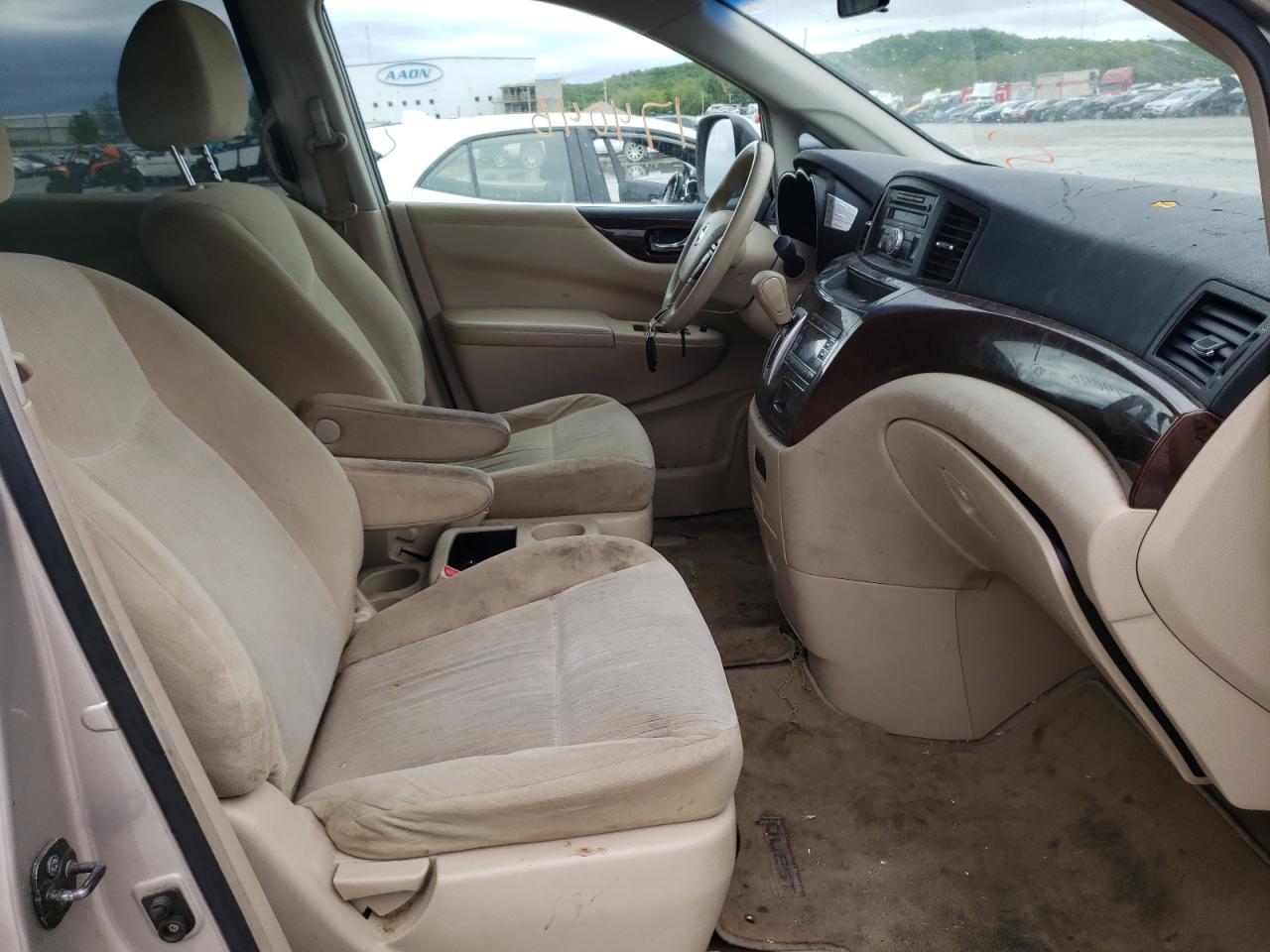 Photo 5 from auction – 2011 NISSAN QUEST S with VIN JN8AE2KP7B9002309