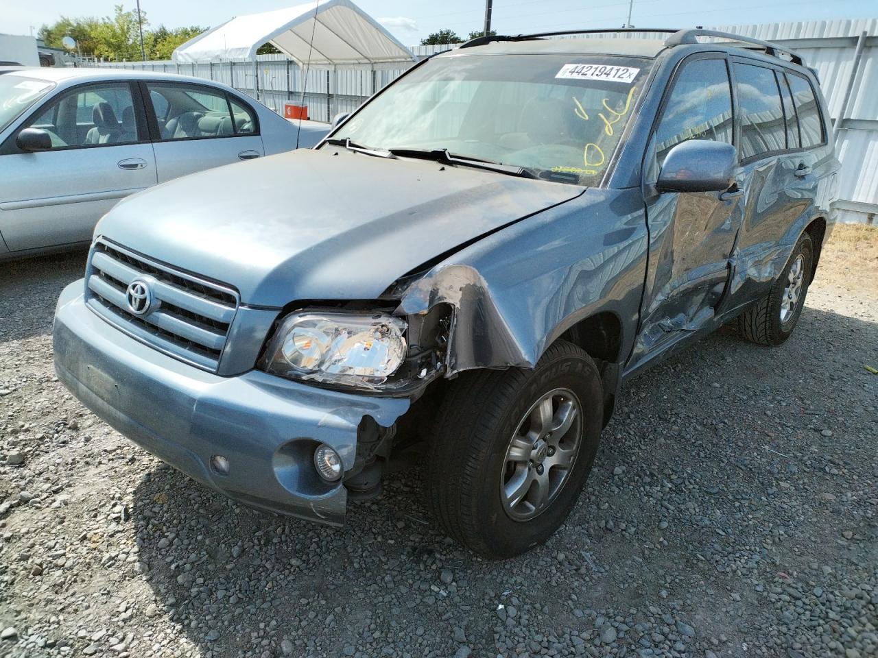 Photo 2 from auction – 2007 TOYOTA HIGHLANDER with VIN JTEDD21A170157213
