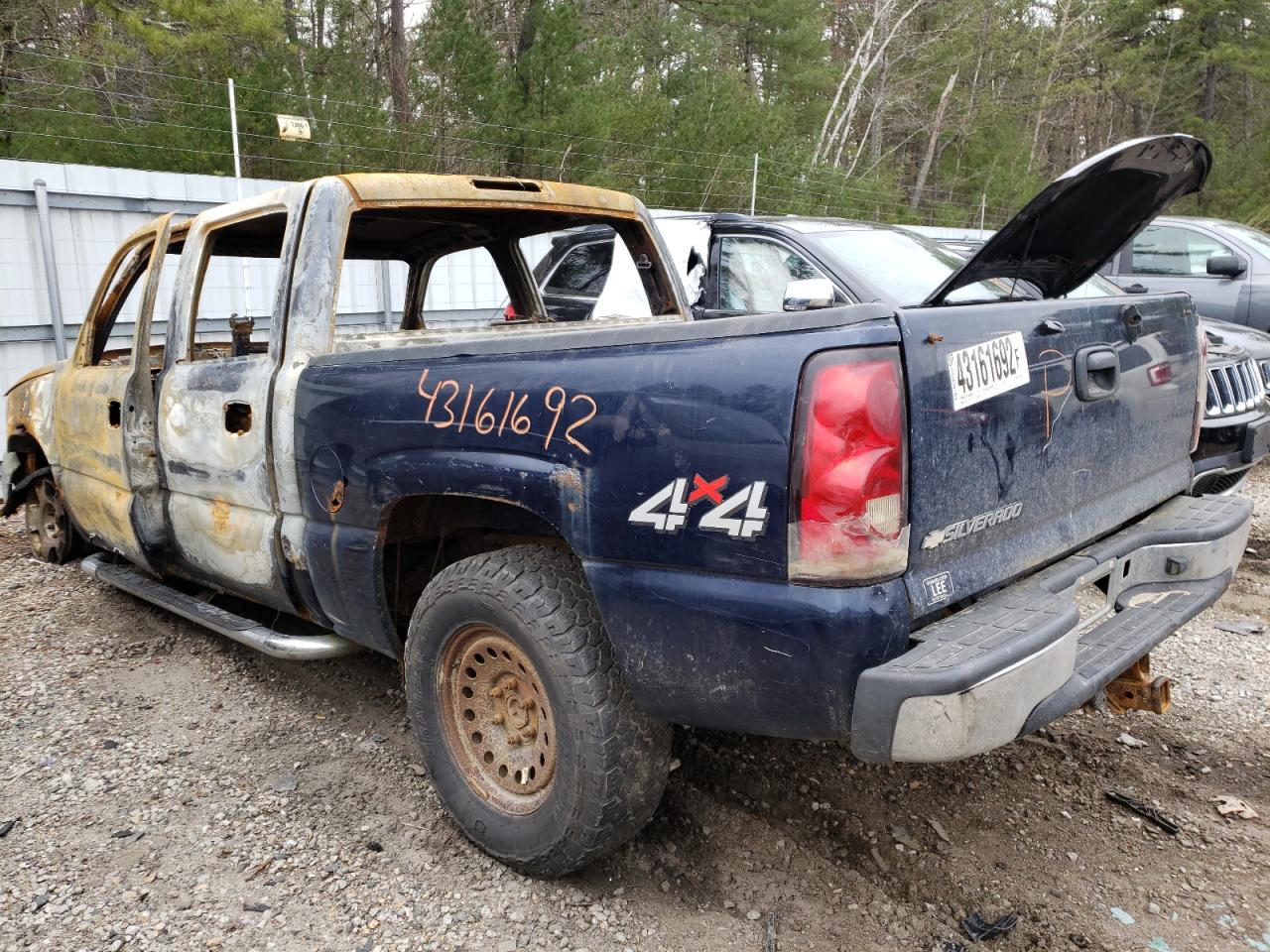 Photo 3 from auction – 2006 CHEVROLET SILVERADO with VIN 2GCEK13V161311303