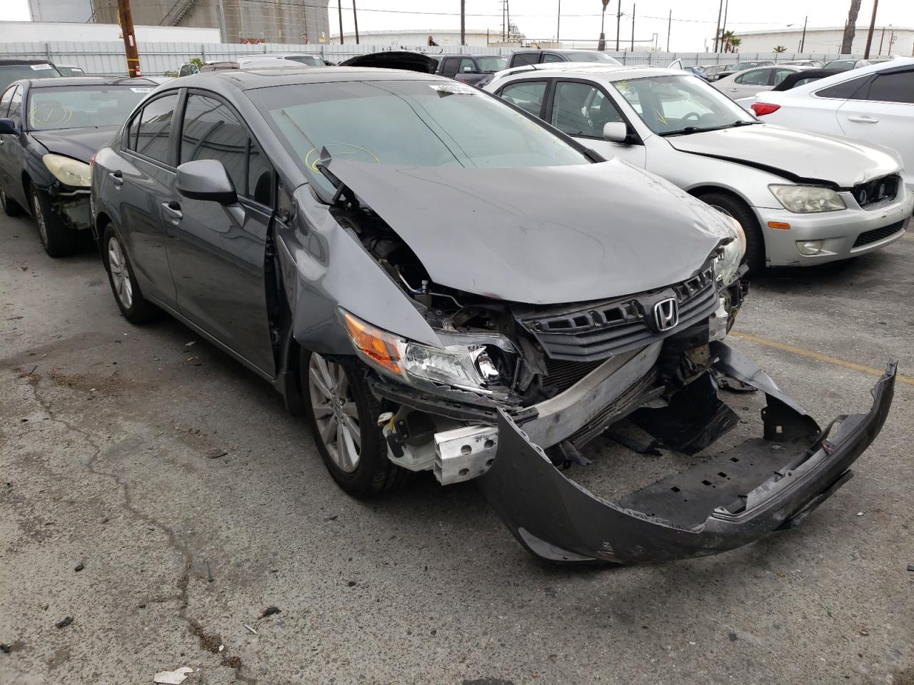 HONDA CIVIC EX 2012 with VIN 2HGFB2F81CH330261 - Photo from auction