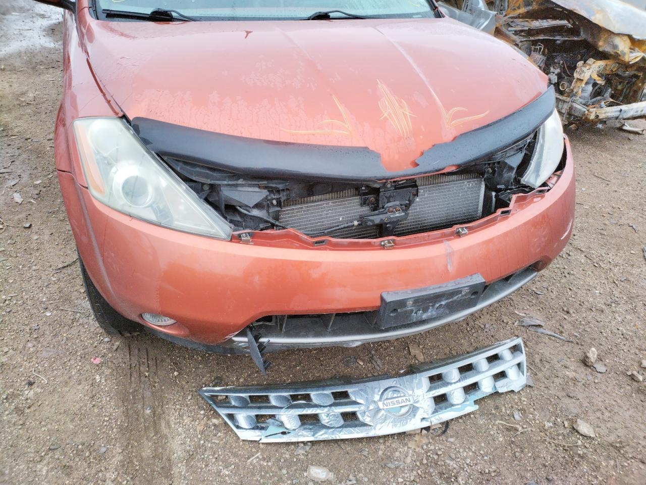 Photo 9 from auction – 2003 NISSAN MURANO SL with VIN JN8AZ08WX3W202109