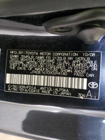 Photo 10 from auction – 2009 TOYOTA SCION TC with VIN JTKDE167090294180