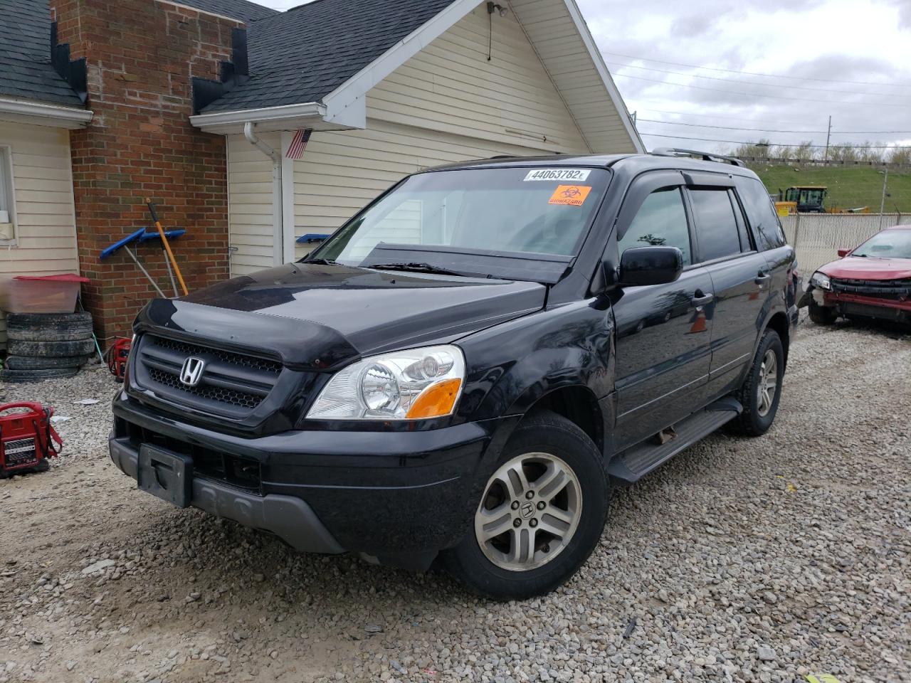 Photo 2 from auction – 2005 HONDA PILOT EXL with VIN 5FNYF18525B038412