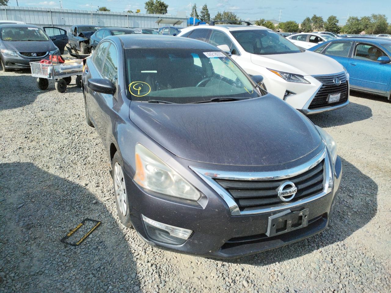 NISSAN ALTIMA 2.5 2013 with VIN 1N4AL3AP0DN524840 - Photo from auction