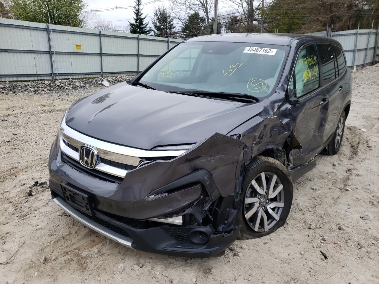 Photo 2 from auction – 2020 HONDA PILOT EX with VIN 5FNYF6H34LB037139
