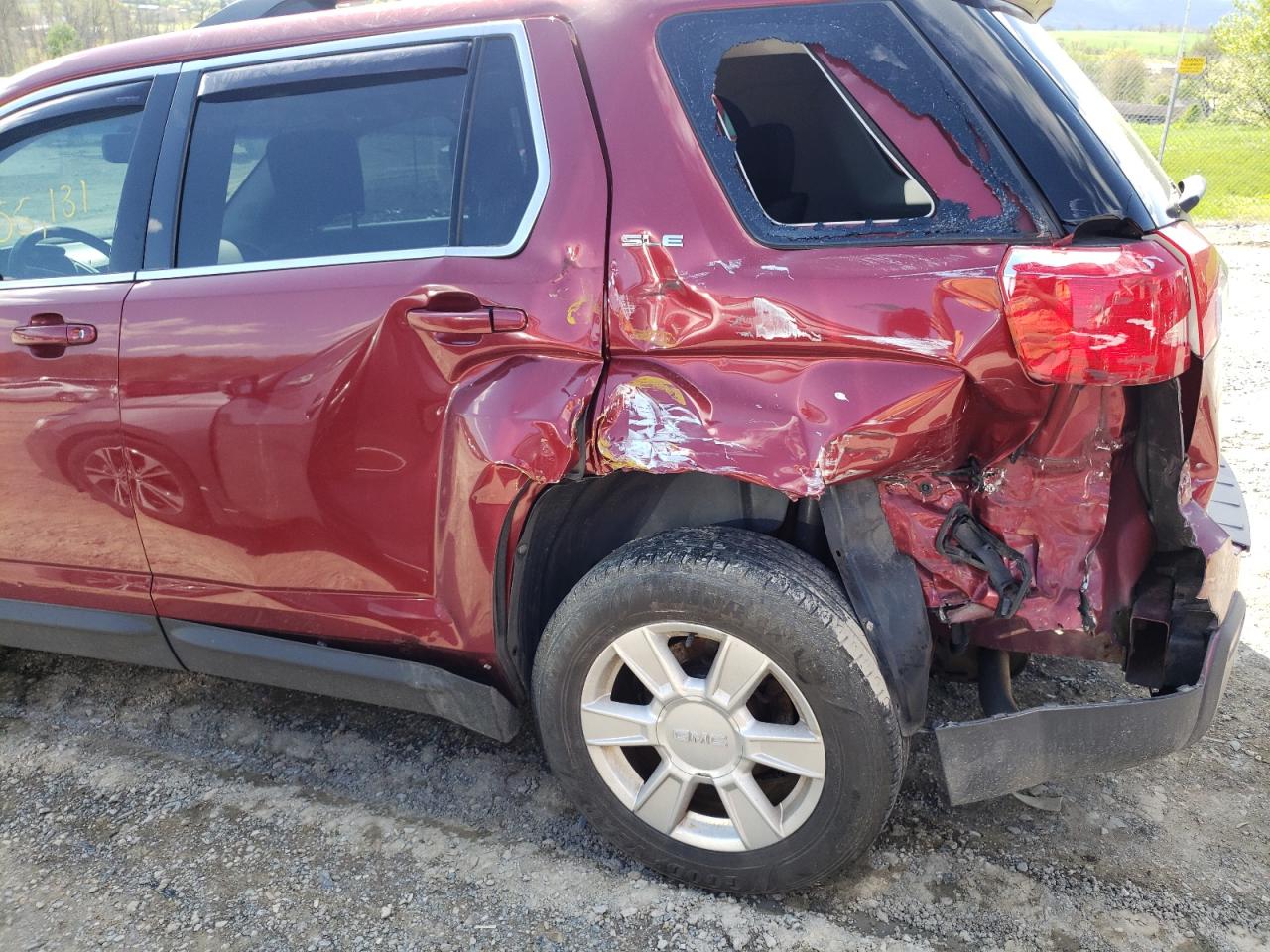 Photo 9 from auction – 2011 GMC TERRAIN SL with VIN 2CTALSEC1B6256625