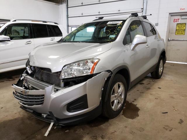 Photo 2 from auction – 2016 CHEVROLET TRAX 1LT with VIN 3GNCJPSB5GL174085