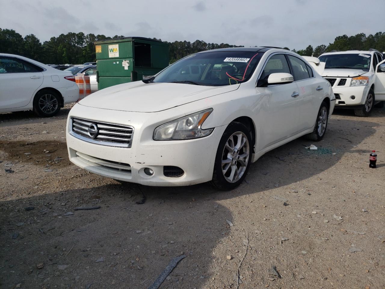 Photo 2 from auction – 2012 NISSAN MAXIMA S with VIN 1N4AA5APXCC810643