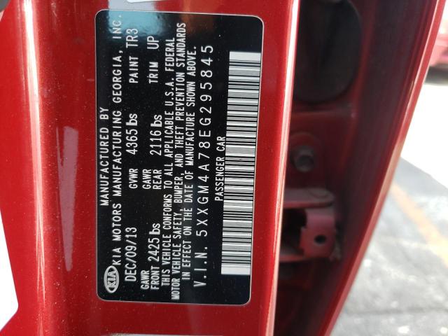 Photo 10 from auction – 2014 KIA OPTIMA LX with VIN 5XXGM4A78EG295845