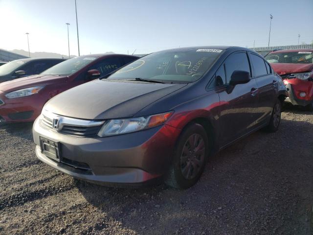 Photo 2 from auction – 2012 HONDA CIVIC LX with VIN 19XFB2F56CE047404