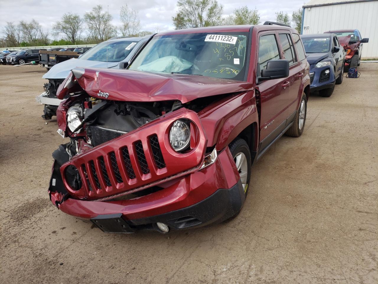 Photo 2 from auction – 2014 JEEP PATRIOT SP with VIN 1C4NJPBB1ED758570