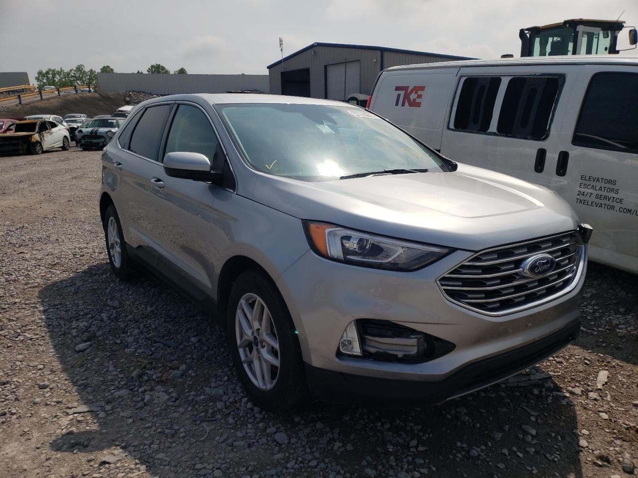 FORD EDGE SEL 2021 with VIN 2FMPK3J95MBA13480 - Photo from auction