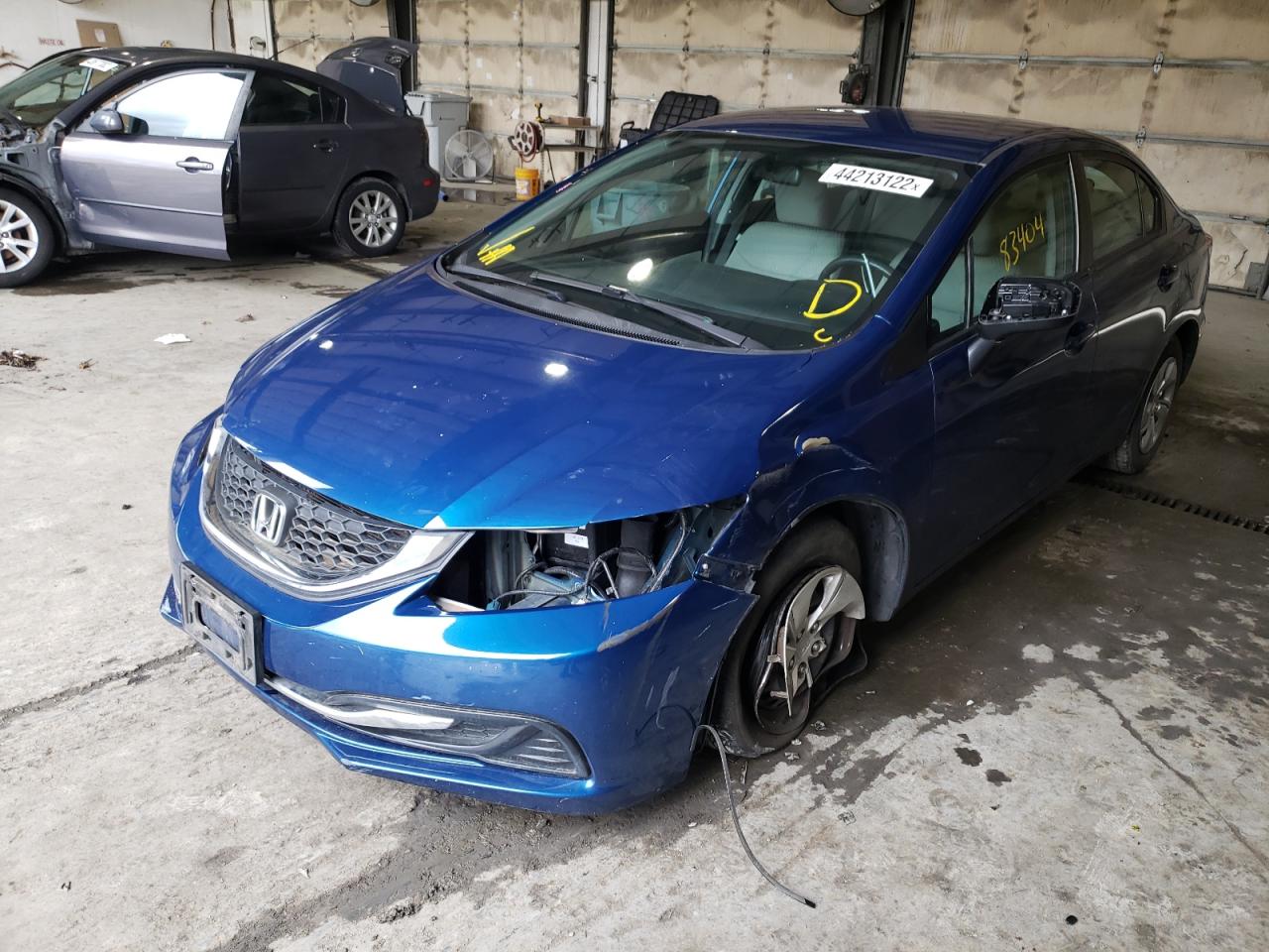 Photo 2 from auction – 2014 HONDA CIVIC LX with VIN 19XFB2F52EE201755