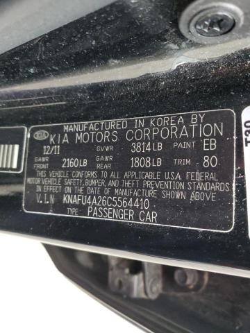 Photo 10 from auction – 2012 KIA FORTE EX with VIN KNAFU4A26C5564410