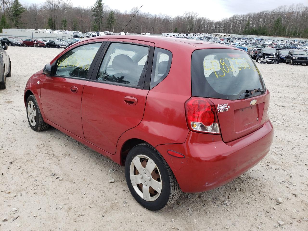 Photo 3 from auction – 2008 CHEVROLET AVEO with VIN KL1TD66638B085360