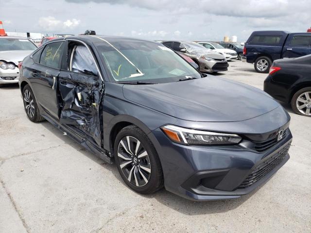 HONDA CIVIC EX 2022 with VIN JHMFE1F76NX006582 - Photo from auction