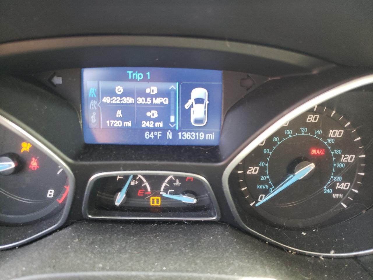 Photo 8 from auction – 2013 FORD FOCUS SE with VIN 1FADP3F21DL311311