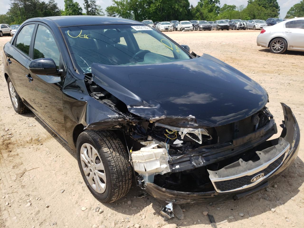 KIA FORTE EX 2013 with VIN KNAFU4A22D5717995 - Photo from auction