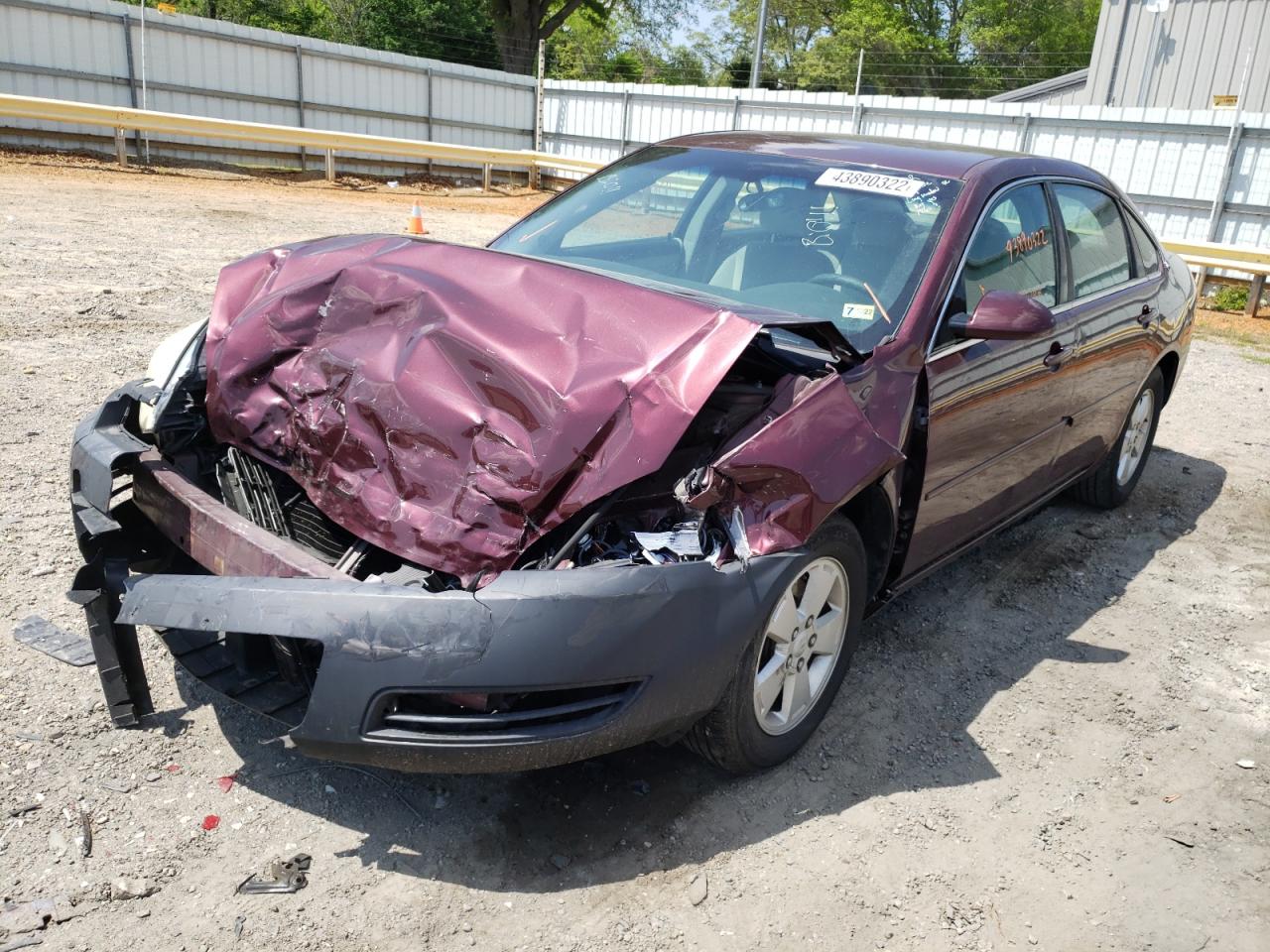Photo 2 from auction – 2007 CHEVROLET IMPALA LT with VIN 2G1WT55K279157479