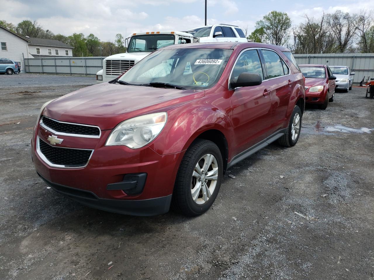 Photo 2 from auction – 2010 CHEVROLET EQUINOX LS with VIN 2CNFLCEW8A6371931