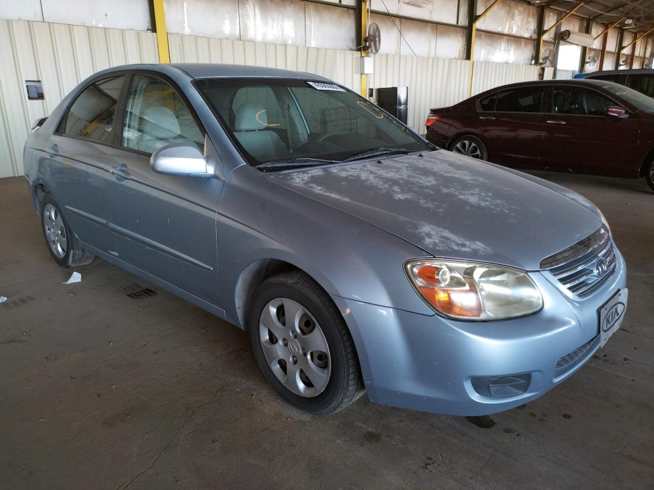 KIA SPECTRA EX 2007 with VIN KNAFE122875487605 - Photo from auction