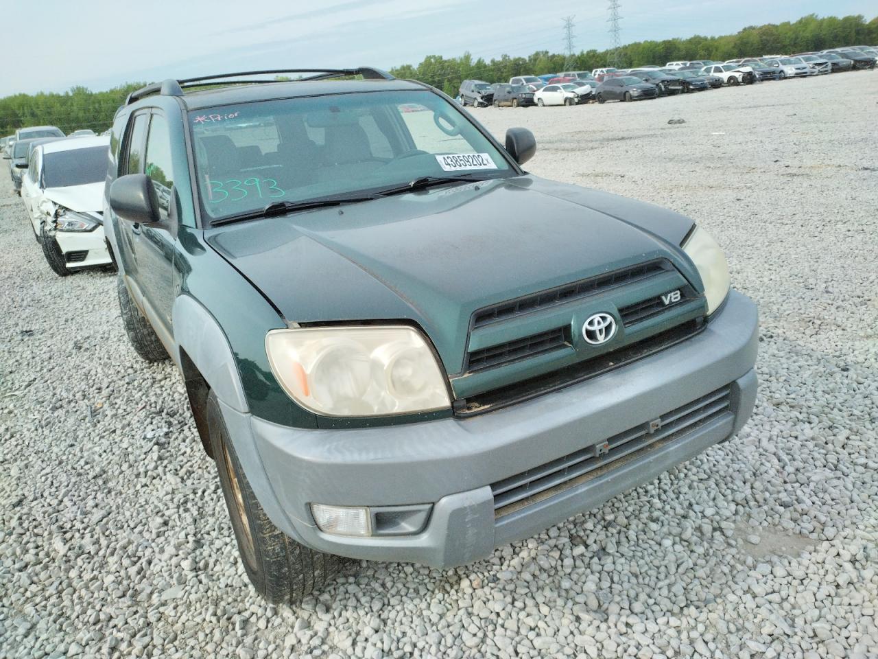 TOYOTA 4RUNNER SR 2003 with VIN JTEBT14R030014365 - Photo from auction