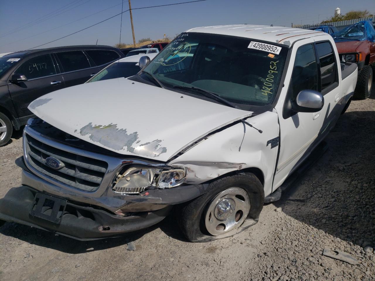 Photo 2 from auction – 2002 FORD F150 SUPER with VIN 1FTRW07L72KD88664