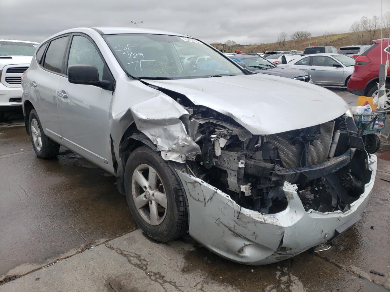 NISSAN ROGUE S 2012 with VIN JN8AS5MT3CW614577 - Photo from auction