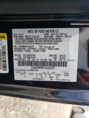 Photo 10 from auction – 2015 FORD MUSTANG with VIN 1FA6P8TH9F5426227