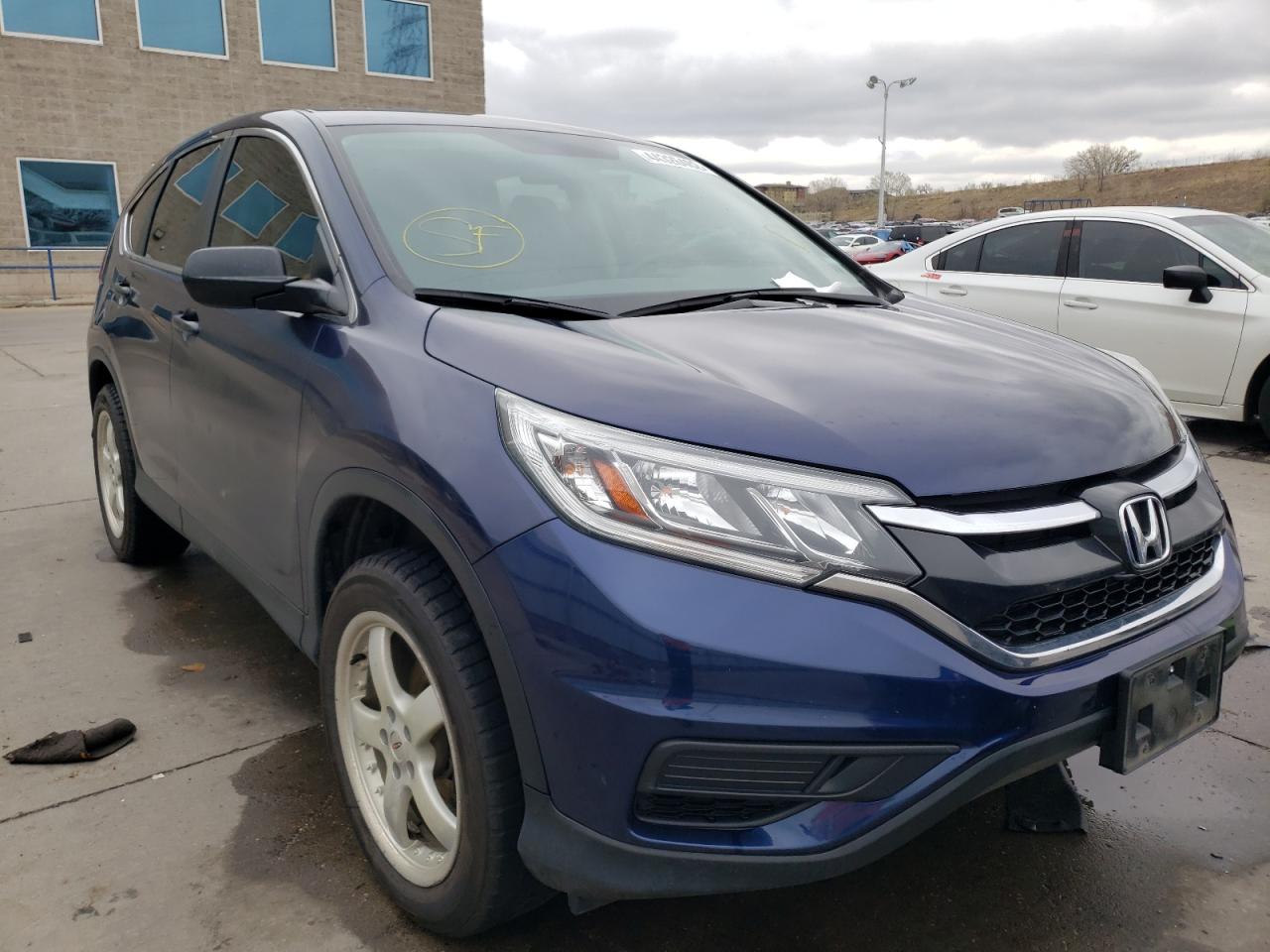HONDA CR-V SE 2016 with VIN 5J6RM4H43GL032941 - Photo from auction